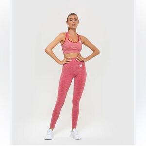 Women's Best Red Marl Seamless Leggings